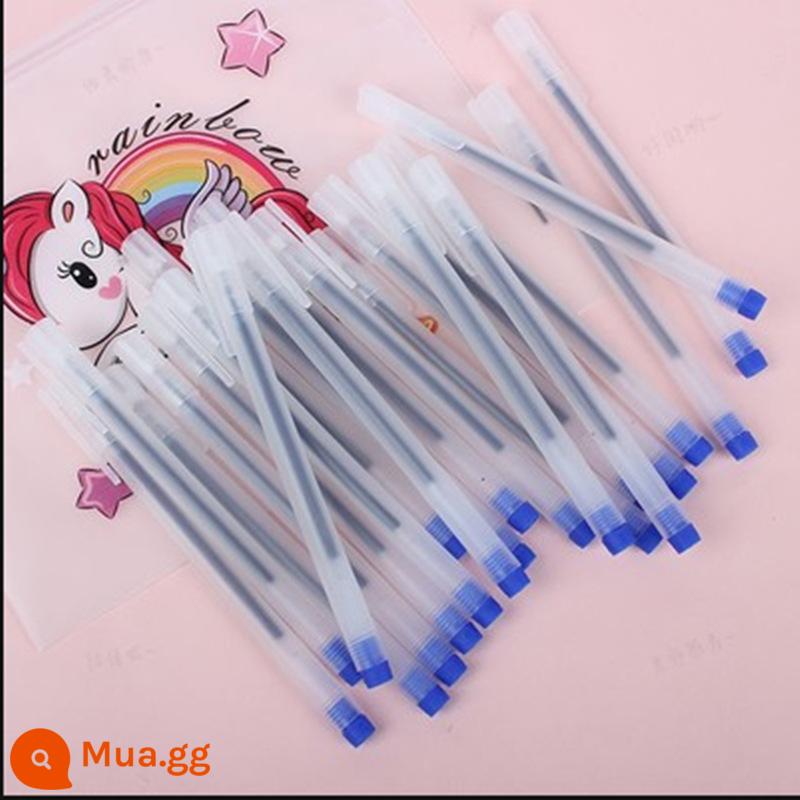 Bộ 30 bút gel ống kim 0.5mm bút bi signature pen nước bút màu đen - 30 màu xanh