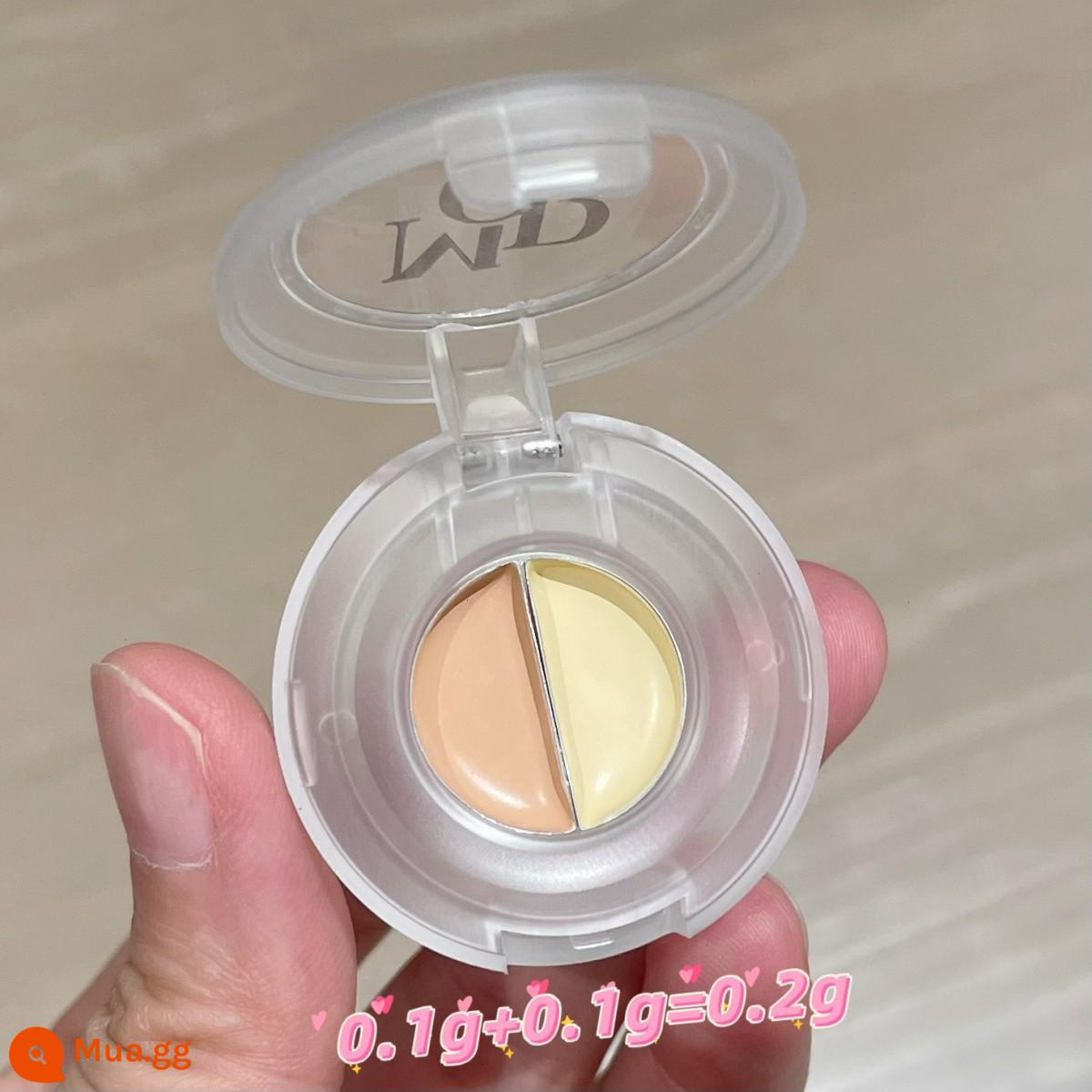 Mao Geping Light Shadow Sculpting Highlight Powder Cream Gói dùng thử để làm sáng và che rãnh nước mắt và đường mũi Kem che khuyết điểm và bảng sửa chữa Matte Miễn phí vận chuyển - Một lượng nhỏ kem che khuyết điểm hai màu, tổng cộng 0,2g để thử, đi kèm cọ mịn