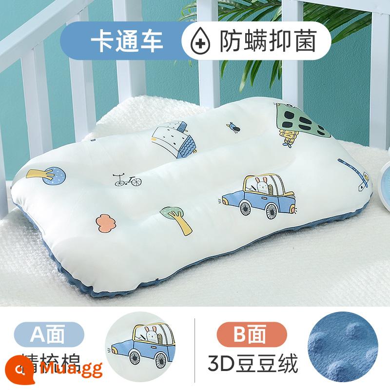 Jingqi Trẻ Em Làm Dịu Gối Doudou Cho Bé 3-6 Tuổi Trẻ Sơ Sinh Mẫu Giáo Trẻ Em Học Sinh Đặc Biệt Bốn Mùa - Xe hoạt hình [kháng khuẩn và chống mạt, cảm giác gối hai mặt]