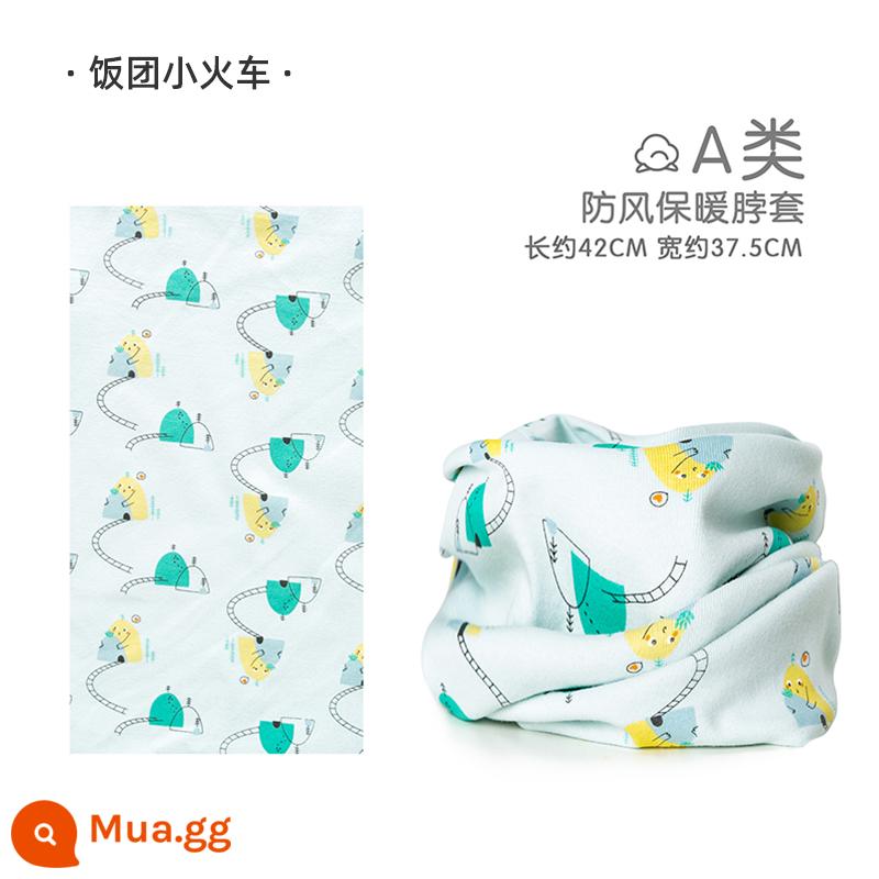 Jingqi Trẻ Em Khăn Choàng Mùa Đông Cho Bé Chống Gió Khăn Ấm Thu Đông Bé Trai Và Bé Gái Cotton Nguyên Chất Cho Bé Dễ Thương Quấn Cổ - tàu cơm nắm