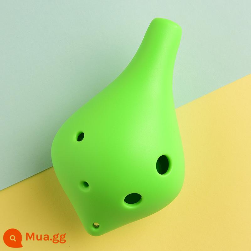 Ocarina 6 lỗ alto C-tune nhựa mới bắt đầu mục nhựa chống rơi 6 lỗ nhựa AC trẻ em học sinh trưởng thành nhạc cụ - Nhựa AC 6 lỗ cao cấp [xanh]