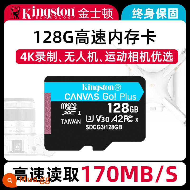 Thẻ nhớ Kingston128g tốc độ cao thẻ nhớ tf DJI gopro UAV switch thẻ nhớ 64 - thẻ nhớ 128g