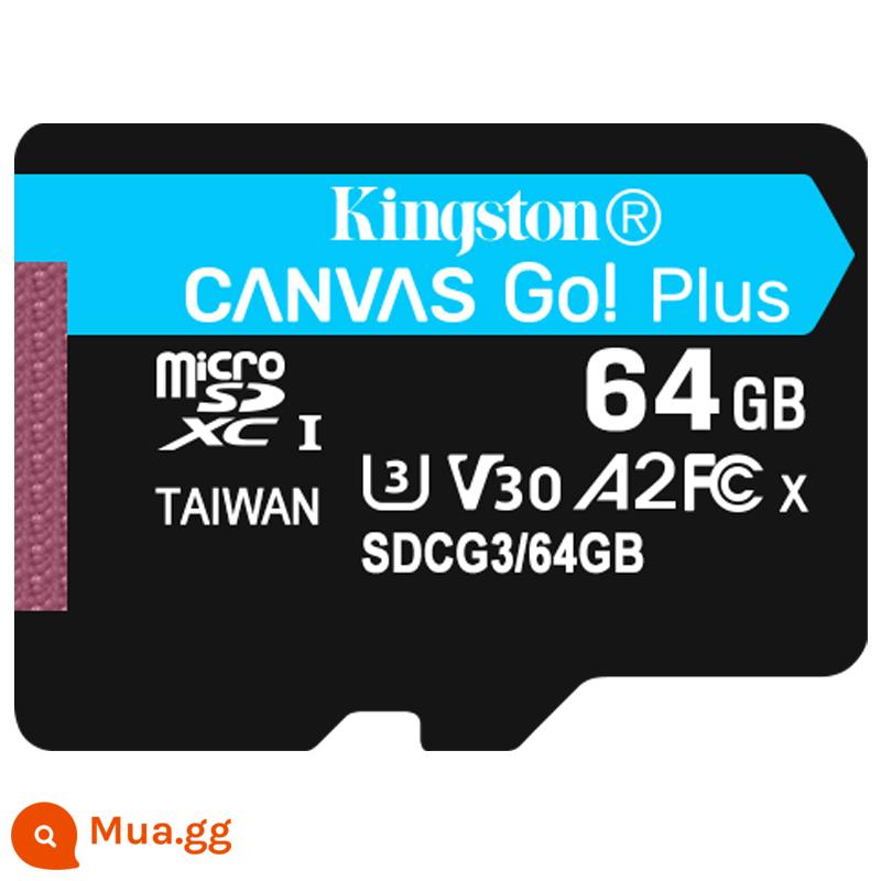 Thẻ nhớ Kingston64g thẻ sd tốc độ cao thẻ nhớ TF64g máy ảnh điện thoại di động công tắc máy bay không người lái thẻ tf đa năng 4K HD U3 một mắt ghi hình lái xe GoPro thẻ nhớ flash siêu nhỏ - vàng