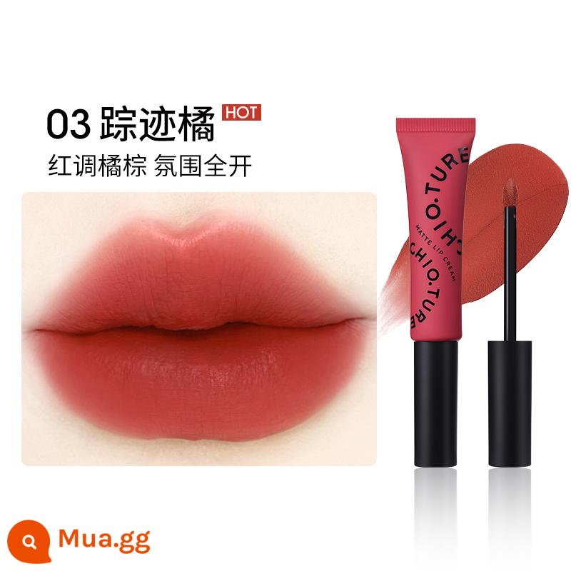 10g]Zhi Youquan Matte Lip Cream Matte Velvet Dưỡng Ẩm Môi Thu Đông Lip Glaze Lip Mud Son Môi Sinh Viên Giá Cả Phải Chăng Chính Thức - 03