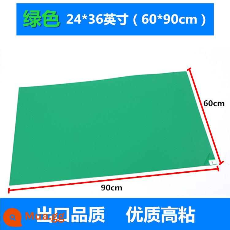 Bụi dính có thể xé chân đế Bụi dính 60*90 Bụi -Hội thảo phòng không có bụi - Xanh 24*36 inch (60*90cm) giá khởi điểm 10 bản