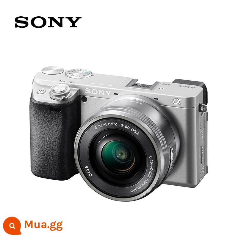 Bộ ống kính đơn tiêu chuẩn Sony/Sony ILCE-6400L (16-50mm) A6400 dành cho máy ảnh máy ảnh ống kính đơn micro - bạc