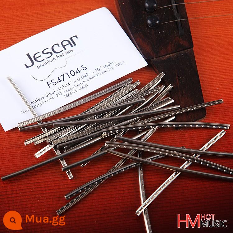 Mỹ sản xuất Jescar tom anderson suhr niken bạc thép không gỉ evo guitar điện bass phím đàn - Model 47104s thép không gỉ kích thước 2,64mm