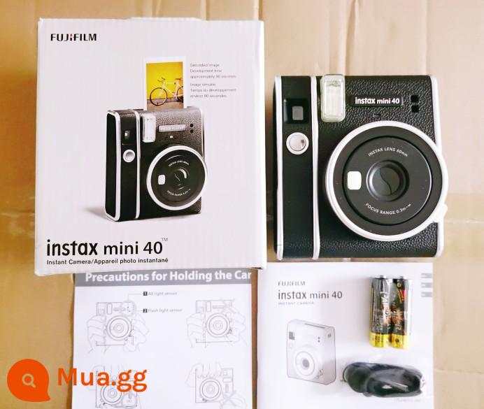 Máy ảnh cổ điển Fuji Polaroid instax mini90 40 chụp 1 lần đen nâu kèm pin selfie - Bao bì hộp nguyên bản tinh tế❤️Khuyến nghị quà tặng