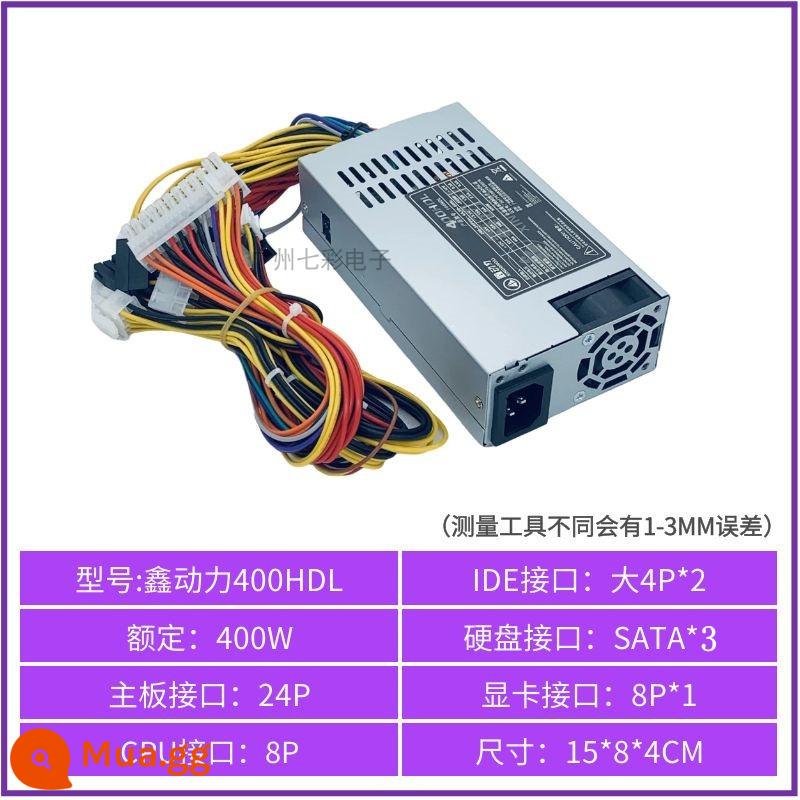 Chính Hãng Thương Hiệu Mới Nhỏ 1U Bộ Nguồn 400W 500W 300W 200W FLEX ITX NAS Vỏ Chính Nhỏ Tắt Tiếng - màu đỏ