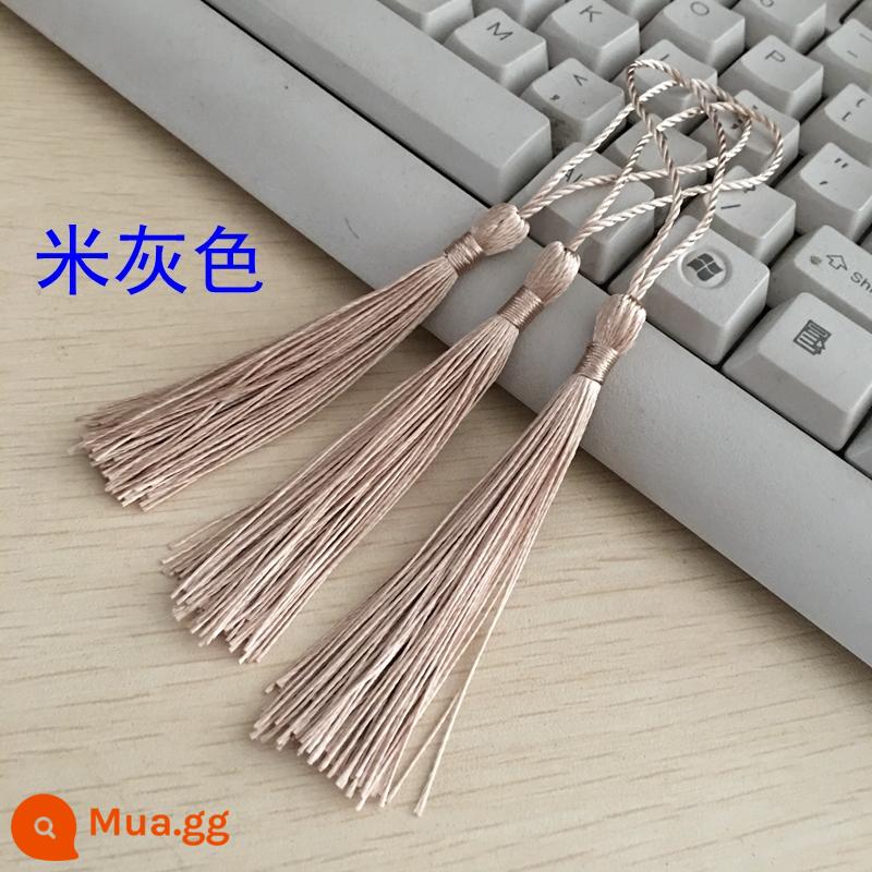 Phong cách trung quốc đánh dấu tua tua quạt cổ mặt dây chuyền trang trí đồ trang trí handmade tự làm hộp quà tặng thiệp mời chất liệu hộp kẹo - Dấu trang dọc Mihui 100 miếng