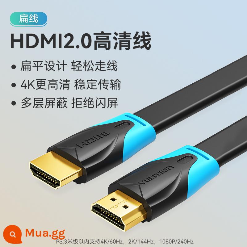 Wei Xun HDMI Cáp Kết Nối Độ Nét Cao Màn Hình Cáp Nối Dài 2.0 4K Máy Tính Tivi Máy Chiếu Dữ Liệu 144Hz - dòng dẹt