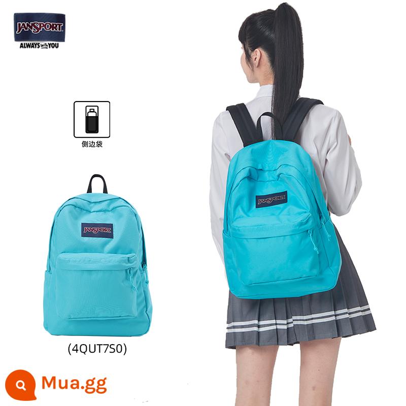 Cửa hàng hàng đầu Jansport 22 năm đàn ông và phụ nữ bùng nổ, gạo và phụ nữ - 4QUT7S0 nước hồ xanh (túi đựng bình nước bên hông)