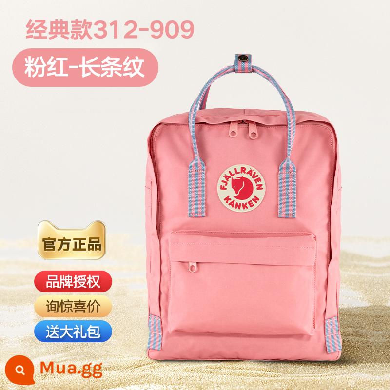 Chính Hãng Fjallraven Thụy Điển Cáo Bắc Cực Balo Nữ Mini Học Sinh Ba Lô Máy Tính Kanken Nam - Màu vàng huỳnh quang 312-909 hạt hồng nhạt