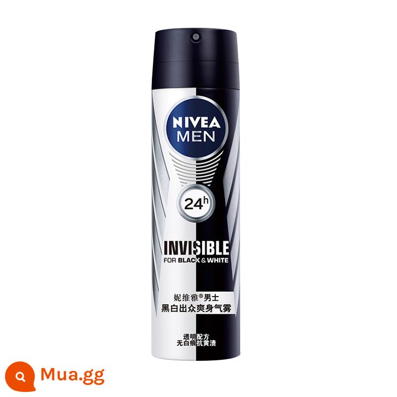 Nivea roll-on liquid antiperspirant dew dành cho nữ lăn nách nam hương thơm lâu nước hoa toàn thân dạng lăn dạng xịt khô hột mồ hôi toàn thân - Xịt Trắng Đen Nổi Bật 150ml (Nam)