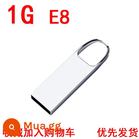 Bán buôn ổ đĩa flash 1g8g16g đấu thầu 2g4g đồ họa quảng cáo ổ đĩa flash USB dung lượng nhỏ quà tặng khắc logo tùy chỉnh - Xám 1[G]E8