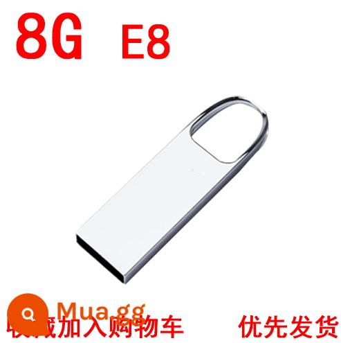 Bán buôn ổ đĩa flash 1g8g16g đấu thầu 2g4g đồ họa quảng cáo ổ đĩa flash USB dung lượng nhỏ quà tặng khắc logo tùy chỉnh - Tím đậm 8[G]E8