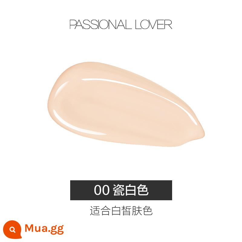 Passional Lover/PL không thể tẩy sạch phấn nền dạng lỏng, mẹ da dầu, kiểm soát dầu và nhẹ, khuôn mặt lâu trôi mà không cần trang điểm - [Phiên bản nâng cấp 2.0] 00 sứ trắng