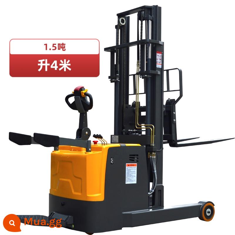 Xe nâng điện di chuyển về phía trước dễ dàng xếp dỡ có tải trọng 1,5 tấn, xe nâng, xe xếp dỡ thủy lực - Xe nâng loại Reach - 1,5 tấn lít 4 mét