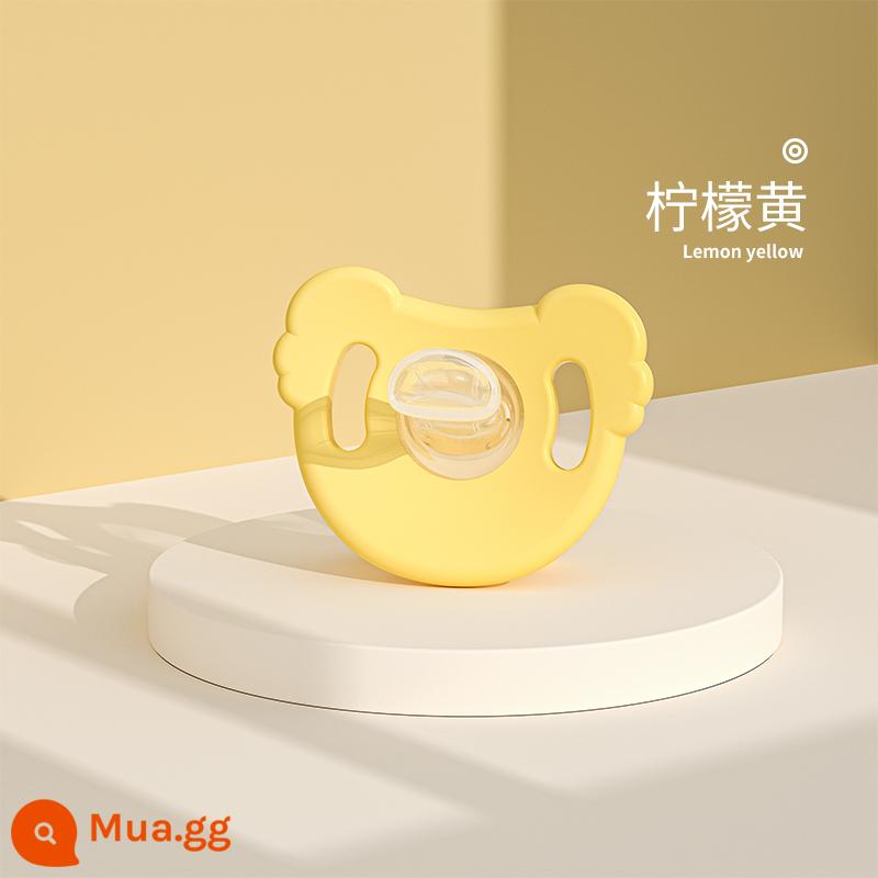 kub có thể tốt hơn em bé núm vú giả đầy đủ silicone siêu mềm ngủ loại 0-6-18 tháng sơ sinh đa năng - Màu vàng chanh