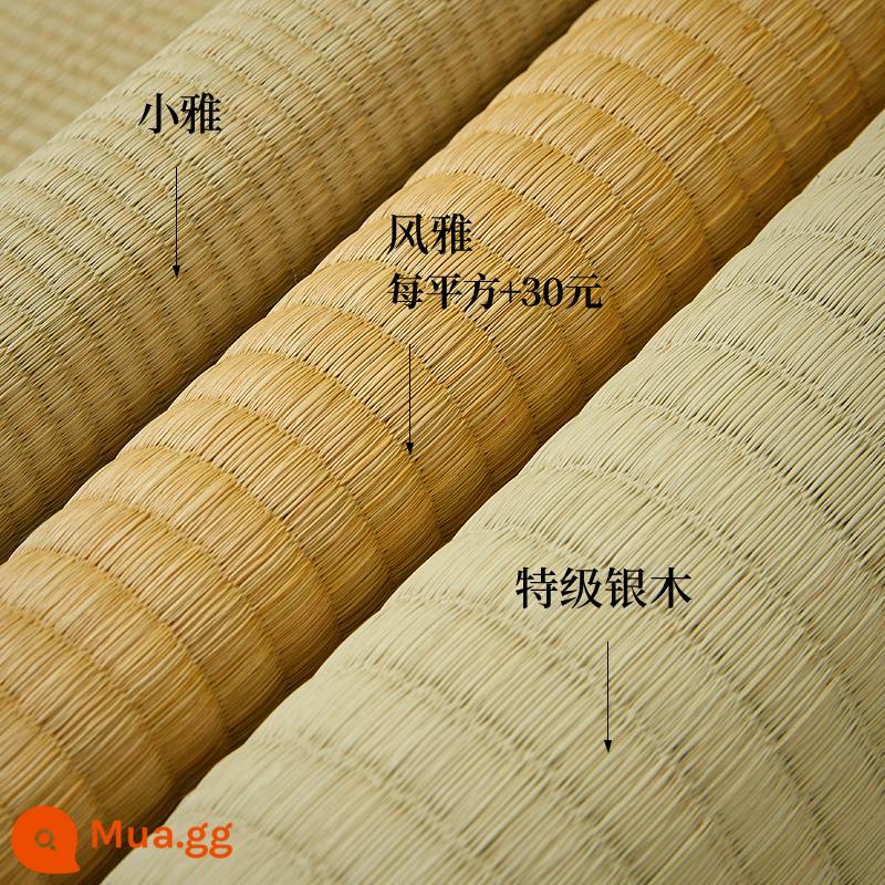 Sơn tatami phong cách Nhật Bản nệm đặt làm nệm tùy chỉnh cọ dừa tatami bạc gỗ bay sưởi ấm cửa sổ kang mat thảm trải sàn - Trang hiển thị đơn giá mỗi mét vuông (Xiaoya và Fengya có nhiều lựa chọn chỗ ngồi hơn)