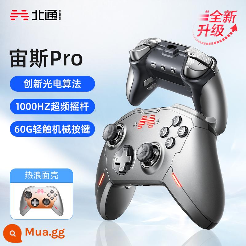 Beitong Zeus Pro Elite Bộ điều khiển trò chơi không dây Phiên bản máy tính PC Steam Dòng hai người Sekiro Bộ điều khiển Xbox Switch Zelda di động NS Bộ điều khiển Bluetooth Genshin Impact Horizon 5 - [Phiên bản không dây] Zeus pro grey + vỏ sóng nhiệt