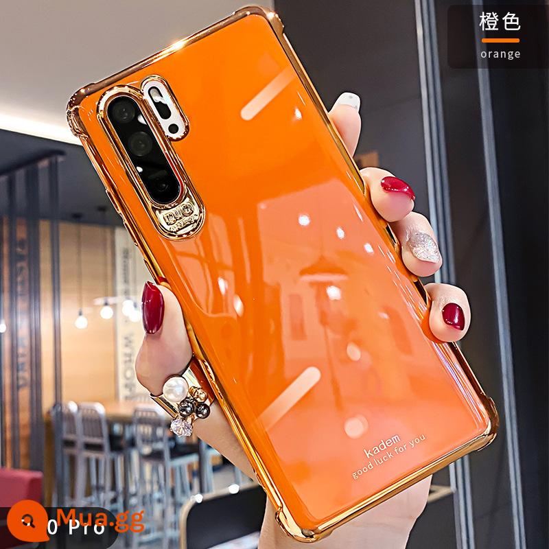 Thích hợp cho giao hàng bình thường trên vỏ bảo vệ điện thoại di động p30pro túi khí toàn diện chống rơi p30 vỏ bảo vệ silicon mềm 30pro - Quả cam