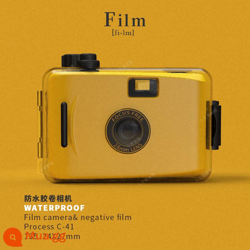 Sách của Bốn Mùa Ins Fool Phim Camera Retro Ruff Retro Không thiết lập lại sinh nhật Sinh viên Giáng sinh Quà tặng - Vỏ màu vàng đen