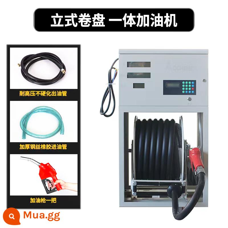 Máy tiếp nhiên liệu Hongyun 12v thiết bị thẻ IC ô tô thẻ hoàn toàn tự động 24v220v xăng diesel chống cháy nổ lưu lượng lớn - Máy cuộn dòng chảy cao dọc