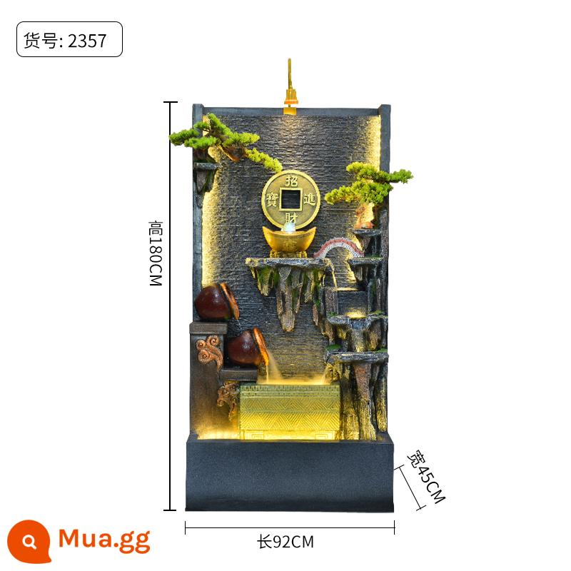 Đồi Rocked và Fountain Water Water Wall Wall - 2357 sương mù 92*45*180