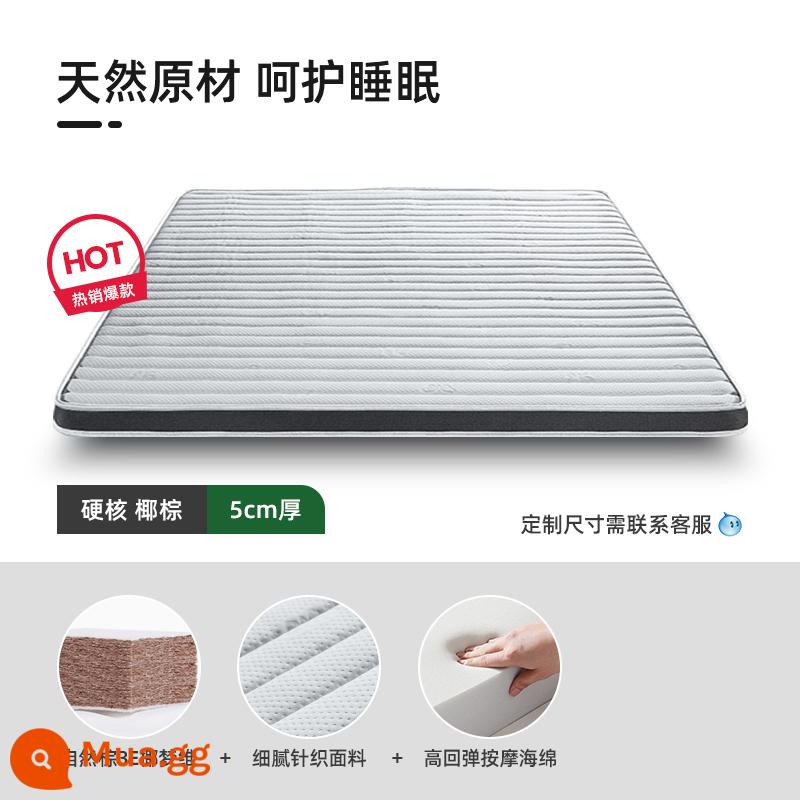 Mười thương hiệu nổi tiếng hàng đầu của Airland Nệm cọ dừa Palm Ridge Protection Nệm mỏng cứng cho trẻ em Tatami Latex Simmons - 5CM (bao gồm cả dừa)