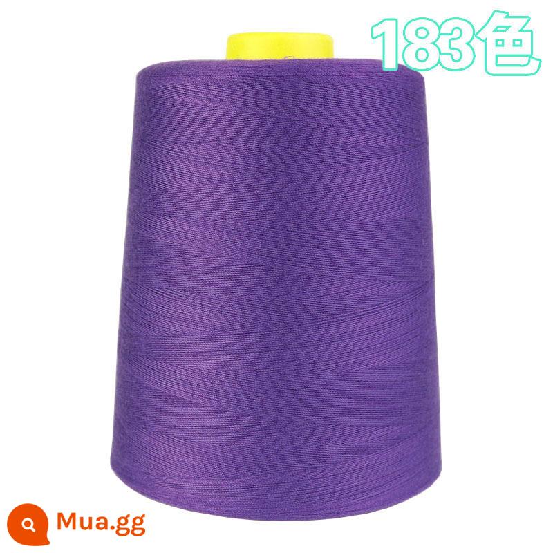 402 đường chỉ may cuộn lớn miễn phí vận chuyển máy may đường chỉ may phẳng đường chỉ chùa sợi đen trắng khoảng 8000 thước sợi polyester chủ đề - Màu tím 183