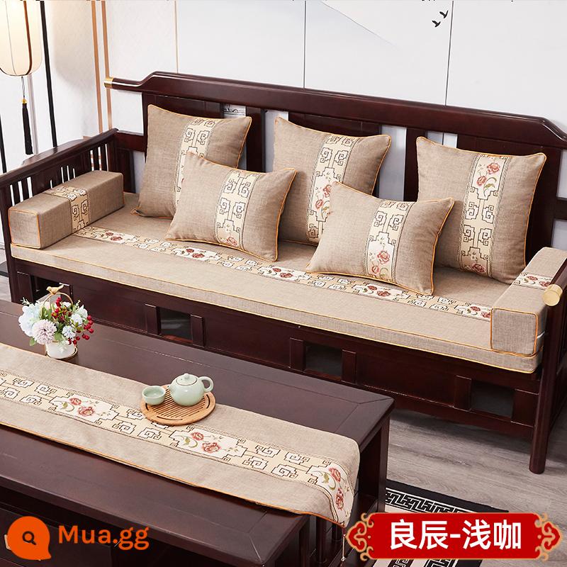 Đệm ghế sofa bằng gỗ hoa hồng Ghế mùa đông mới - Chúc bạn vui vẻ-Qianka