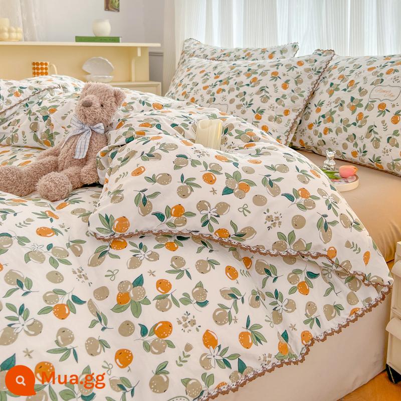 Vỏ chăn đơn 150x200x230 Vỏ chăn chải lông đơn dài 1,5m ký túc xá thu đông không cotton cotton nguyên chất - ✅Đã kiểm tra chất lượng]Shuoguo]100% cotton đã giặt có trọng lượng cao