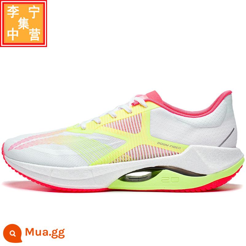 Giày chạy bộ công nghệ lụa Li Ning 2023 mới siêu nhẹ 20 giày thể thao thoáng khí chống sốc nam nữ ARBT001 002 - ARBT001-9 phủ siêu nhẹ màu trắng 20