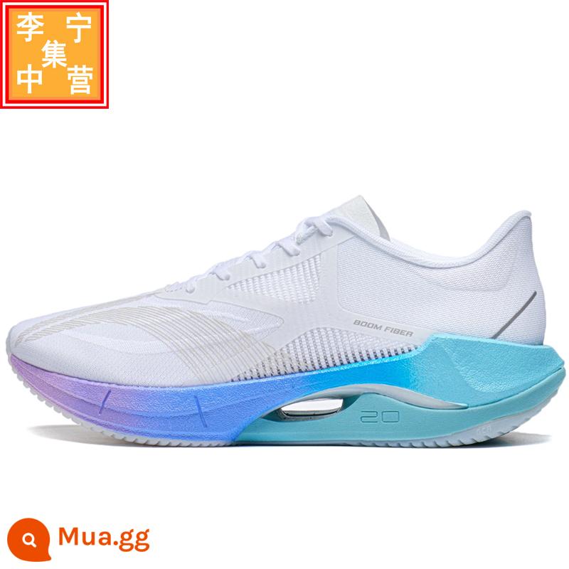 Giày chạy bộ công nghệ lụa Li Ning 2023 mới siêu nhẹ 20 giày thể thao thoáng khí chống sốc nam nữ ARBT001 002 - Marshmallow ARBT002-8 mã sơn siêu nhẹ 20