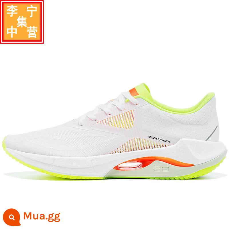 Giày chạy bộ công nghệ lụa Li Ning 2023 mới siêu nhẹ 20 giày thể thao thoáng khí chống sốc nam nữ ARBT001 002 - Trắng ARBT001-1 phủ siêu nhẹ 20