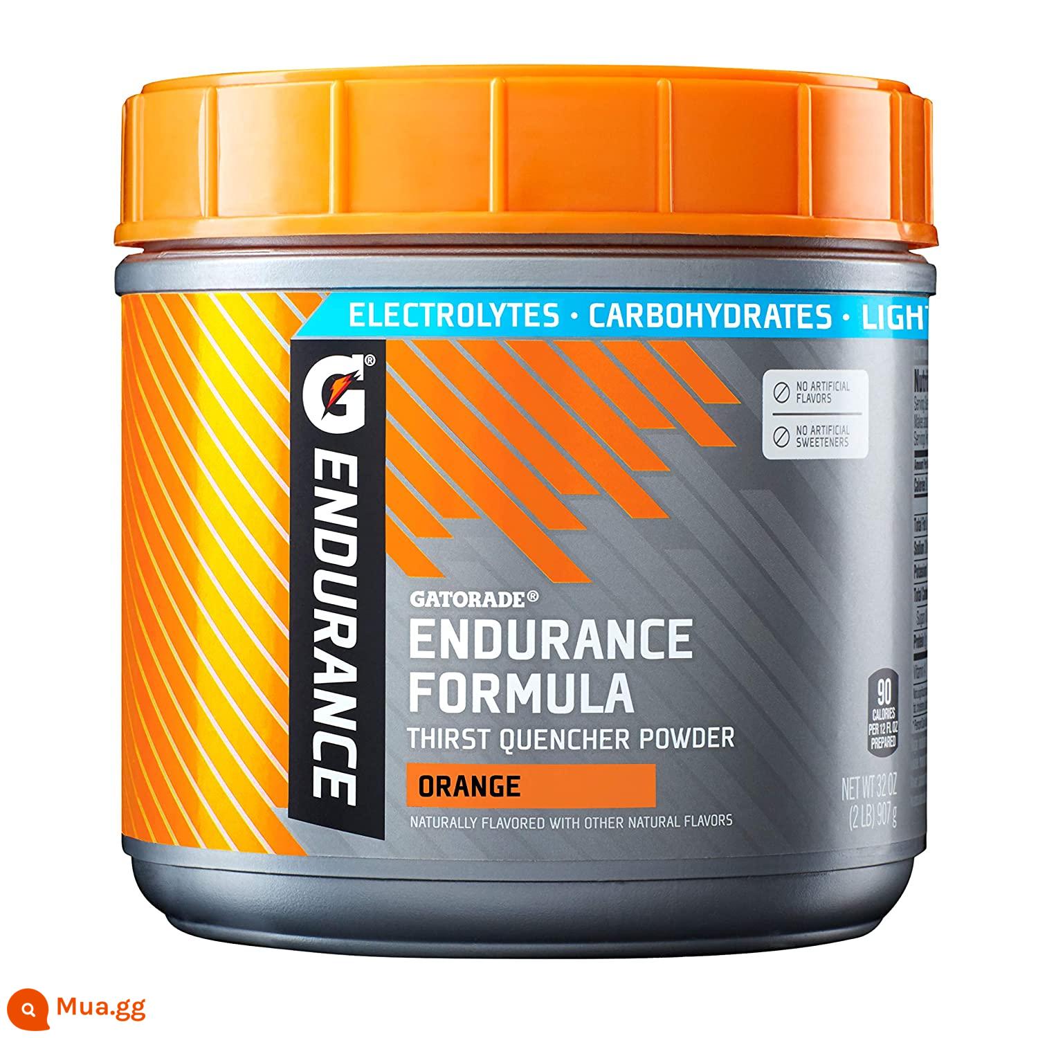 Guoxian Gatorade gửi chai nước uống điện giải rắn thể dục chức năng năng lượng bột hạt không đường - Phiên bản Endurance-Hương dưa hấu thùng-907g