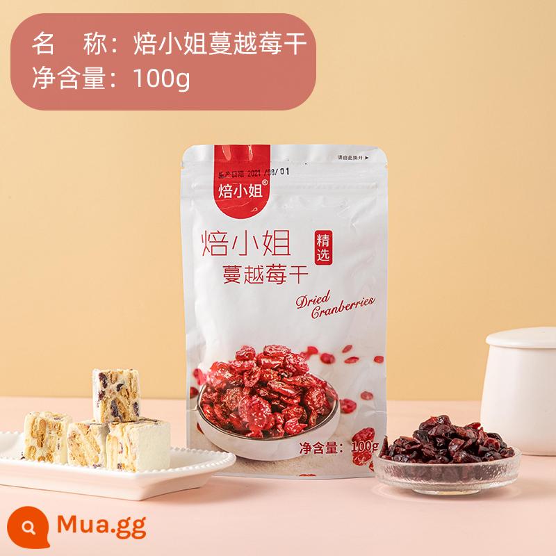 Bánh nướng marshmallow không đường kẹo dẻo bông tuyết đặc biệt vị ngọt thấp ít đường ít béo nguyên liệu nướng 500g không - Nam Việt Quất Khô Miss Baked 100g