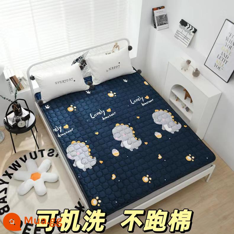 Dày flannel nệm nhà đôi tatami mat ký túc xá sinh viên giường đơn sàn nệm chăn - Khủng long nhỏ [Flannel]