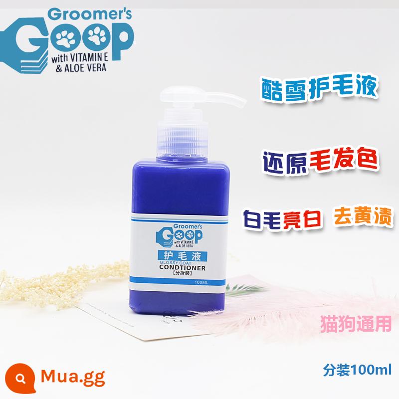 American Goop cat to dầu thuốc mỡ chó cưng nguyên tố chăm sóc lông mèo đến cằm đen dầu tắm dạng lỏng sữa tắm - Nước chăm sóc tóc làm trắng tuyết mát lạnh 100ml