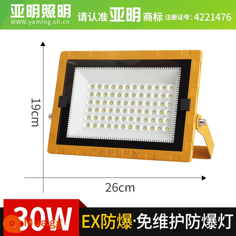 Yaming LED đèn chống cháy nổ trạm xăng 100w nhà máy hóa chất kho xưởng xưởng kho dầu chống nước ánh sáng chống cháy nổ chịu nhiệt độ cao - Dòng chắn đèn chống cháy nổ Yaming-30W chính hãng