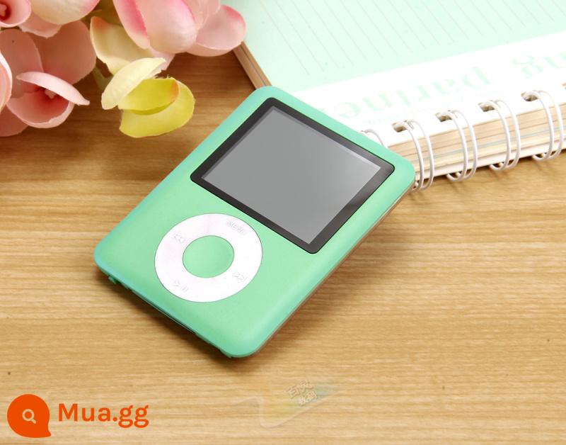 Máy nghe nhạc MP3 sinh viên Ghi âm MP4 quả táo nhỏ p6 Tiếng Anh mini thể thao nhạc cô gái dễ thương Walkman P5 - Màu xanh lá cây [có thể lắp loa ngoài và thẻ]