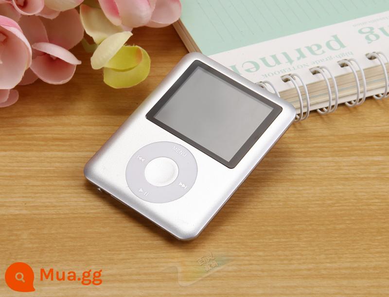 Máy nghe nhạc MP3 sinh viên Ghi âm MP4 quả táo nhỏ p6 Tiếng Anh mini thể thao nhạc cô gái dễ thương Walkman P5 - Bạc [Có thể lắp thẻ nhớ ngoài]