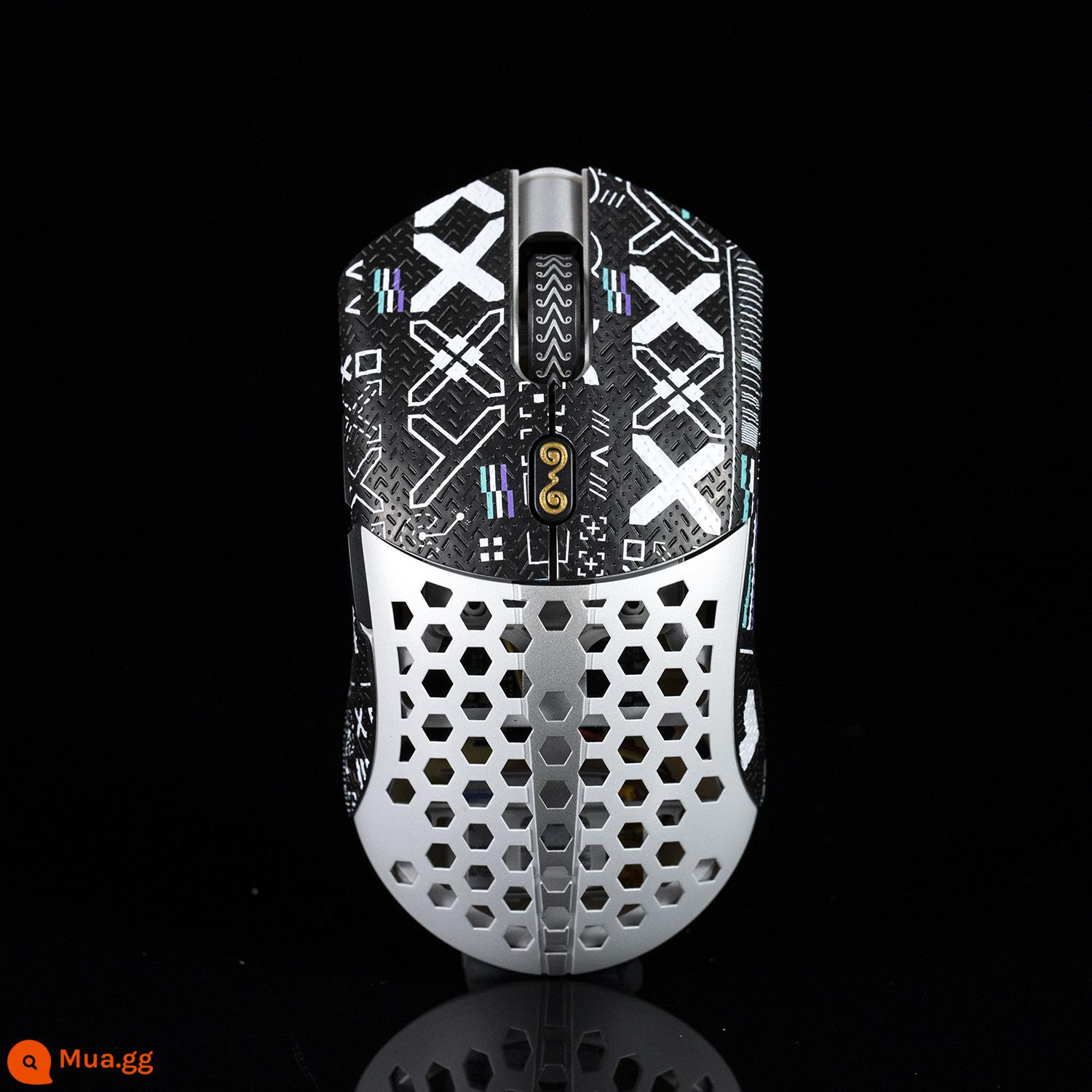 Chuột không dây Finalmouse Ultralight 2/Starlight 12 Miếng dán thấm mồ hôi Miếng dán chuột chống trượt - Bộ in đen trắng Starlight12M cỡ vừa