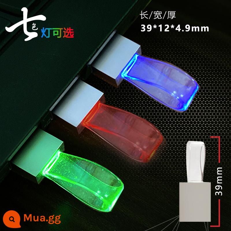 Xe Ô Tô Mini Đèn LED Dạ Quang 64G Âm Thanh Xe Ô Tô Nhỏ Ngắn Vô Hình Chất Lượng Cao Đèn USB32G Chống Thấm Nước Tốc Độ Cao - Màu đèn 4.GB cần lưu ý