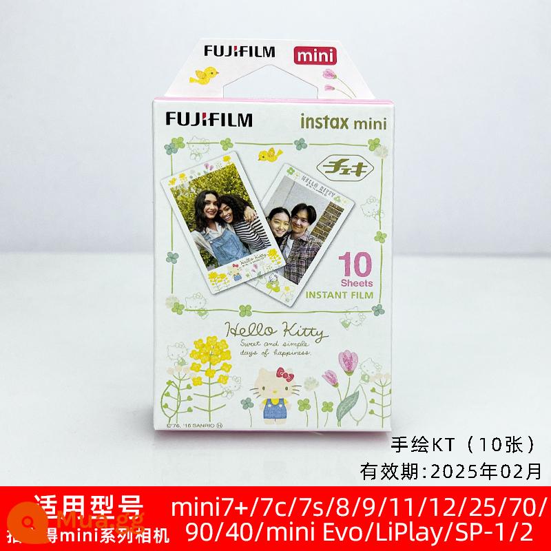 Giấy ảnh Polaroid máy ảnh Fuji mini11/7+/7/8/9/40/25/90 là giấy ảnh hoạt hình - Giấy ảnh KT vẽ tay