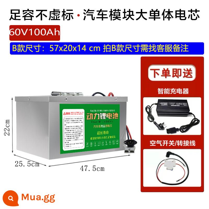 Ningde xe điện pin lithium lithium sắt phosphate 60V72V công suất lớn giao hàng nhanh xe ba bánh người lớn xe tay ga pin lithium - 60V100AH ​​​​mẫu xe ba và bốn bánh Hệ thống quản lý cân bằng thông minh MBS