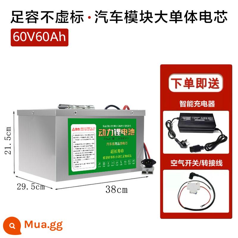 Ningde xe điện pin lithium lithium sắt phosphate 60V72V công suất lớn giao hàng nhanh xe ba bánh người lớn xe tay ga pin lithium - 60V60AH mẫu xe ba và bốn bánh Hệ thống quản lý cân bằng thông minh MBS