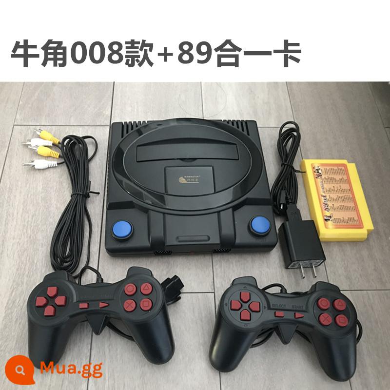 Máy chơi game Xiaobawang thời thơ ấu trò chơi cổ điển máy màu đỏ và trắng FC trò chơi TV 8-bit FC Contra tank - Niujiao 008 + 89 trong một thẻ trò chơi