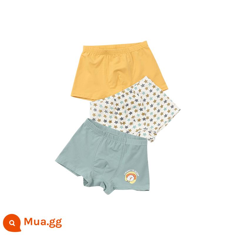 Momoco/Mami Maca Boy Boy Two -corner underwear 2022 MỚI em bé Phim hoạt hình Trip Trip Trip Trip Trip Trip - Màu sắc